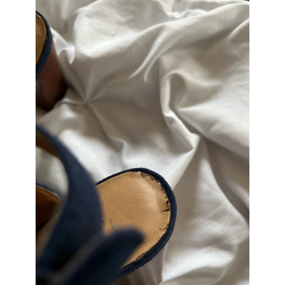 GUC Women's Franco Sarto Heels Size 6.5M Blue - Picture 6 of 6